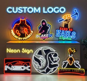 Custom Neon LED Light Sign for Advertising Fast Delivery No MOQ Dropshipping for Party Decoration