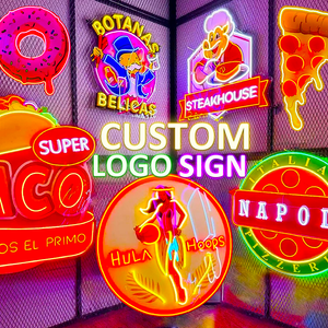 Custom Neon LED Light Sign for Advertising Fast Delivery No MOQ Dropshipping for Party Decoration