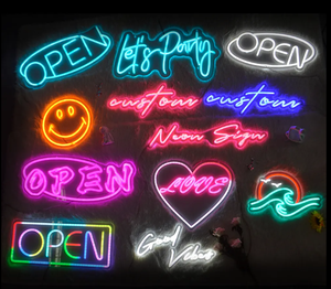 Custom Neon LED Light Sign for Advertising Fast Delivery No MOQ Dropshipping for Party Decoration